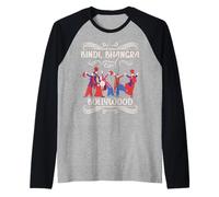 Bindi Bhangra and Bollywood Indian Raglan Baseball Tee