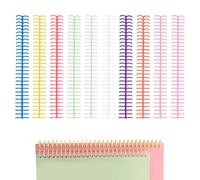 Binding Combs 10pcs Binding Machine 30 Hole Plastic Spiral Book Binder for Student Teacher Business Document File Making Office and School Use