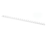 Binding Combs Office Products A4 8mm (45 Sheets) 100 Pcs White/Presentation/Type-21 Rings/Kind-Spiral/Material-Plastic/Colour-White/Format-A4 / Size-8mm