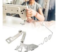 Binding Curve Edge Folder, 2025 New Bias Binder Foot for Industrial Sewing Machine, Overlock Binding of Curve Edge Folder Tape Right Angle Bias Binder for Lockstitch Machine (20MM)
