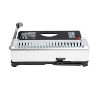 Binding Machine, 21-Hole, 450 Sheet, Paper Punch Binder with Starter Kit Comb Bindings, Manual Paper Punch Binder Adjustable Margins Punch Binder, Iron Coil Spiral Binding Machine for A4/A5