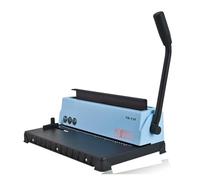 Binding Machine, 34 Square Holes Double Wire Book Binding Machine TD-130 Binder Punch 12 /Bind 120 Sheets School Office Supplies