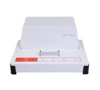 Binding Machine, 380A Small Glue Binding Machine Electric Punch-Free Bill Accounting Voucher Financial File Paper Book Hot Melt A4 Automatic