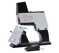 Binding Machine, Automatic Stapler for Office, 220V, Adjustable Thickness up to 100mm, 2-40 Sheets, Pedal Control, 1-9 Levels of Intensity