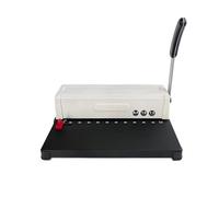 Binding Machine, Binding Machine Punching 12 Sheets Square Size Holes Fit Letter A4 A3 Book Binder for Files Office School Home Contracts