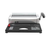 Binding Machine, Paper Punch Binder with Starter Kit Comb Bindings, Adjustable Margins Comb Binding Machine for A4/A5, for printing houses, copy stores, homes, 21-Hole, 450 Sheet