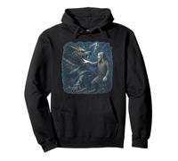 Binding of Fenrir Tyr and Gleipnir Norse Myth Knotwork Pullover Hoodie