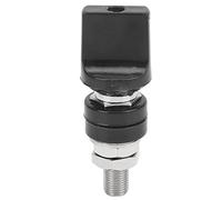 Binding Post Terminal Connector M10 Thread 100A for 4mm Banana Plug, Plated Brass Wire Terminal for Electronic Instruments and Industrial Equipment (Black)