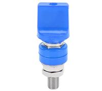BINDING POST WIRE TERMINAL CONNECTOR M10 THREAD 100A LARGE CURRENT PLATED BRASS ABS MATERIAL ELECTRONIC INDUSTRIAL EQUIPMENT (Blue)