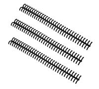 Binding Spine Rings 12mm Diameter, 34 Holes, 10PCS Durable (Black) | Plastic material, Strong adhesion, Long-lasting use, Convenient for office, home
