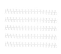 Binding Spine Rings 12mm Diameter, 34 Holes, 10PCS Durable (Transparent) | Plastic material, Strong adhesion, Long-lasting use, Convenient for office, home