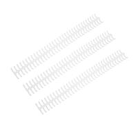 Binding Spine Rings 12mm Diameter, 34 Holes, 10PCS Durable (White) | Plastic material, Strong adhesion, Long-lasting use, Convenient for office, home