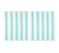 Binding Spines Spirals Coils Combs Durable Long Life 30 Holes Plastic Strip Loose Leaf 1/2in Diameter Stationery Students Teachers (Green)