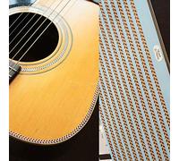 Binding Stickers Decals for Guitar & Bass Body, Neck & Headstock - 3mm - Wood Herringbone, BI-3WH