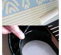 Binding Stickers Decals for Guitar & Bass Body, Neck & Headstock - 5mm - Cream, BI-5CR