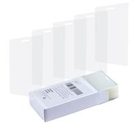 Binditek 100 Pack 5mil Thermal Laminating Pouches, 2.5 x 4.25 Inches Laminating Sheets with Hole, ID Badge Without Clip, Ultra Clear, HeatSeal, Glossy, for Students and Coworkers