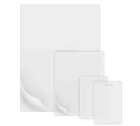 Binditek Assorted Thermal Laminating Pouches, 5 Mil, 200 Pack, 9x11.5" Letter Size, 4.3x6.3" Photo Size, 2.5x4.25" ID Badge Laminating Sheets with & Without Hole, Ultra Clear