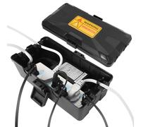 Bindokun Outdoor Electrical Box Waterproof (10.04x4.92x3.74in), IP54 Weatherproof Electrical Box, Wall Mountable Waterproof Electrical Boxes Outdoor Extension Lead Cover for Socket, Plug,Holiday Light