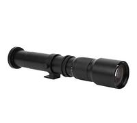 Bindpo 500mm F8F32 Manual Focus Telephoto Lens with 2X Magnification Lens,T2 Mount - Multilayer MC Coating, for EFS Mount SLR (black)
