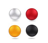 Bindpo Shutter Release Buttons, 4Pcs Aluminum Alloy Concave Shutter Buttons for Leica, for Fujifilm X100 X100S X10 X20, for Nikon