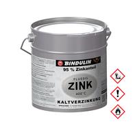 Bindulin Liquid Zinc Silver 95 Percent Zinc Content Metal Can 750ml