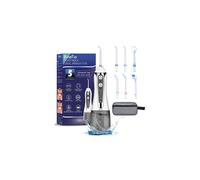 Binefia Water Flosser HF-2, Cordless 5-Mode Oral Irrigator with 360 Rotating Nozzle, IPX7 Waterproof, 300ml Tank, 6 Jet Tips, USB Rechargeable
