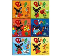 Bing 6 Book Set By Ted Dewan (Bing: Get Dressed, Bing: Bed Time, Bing: Something for Daddy, Bing: Yuk, Bing: Make Music, Bing: Paint Day)