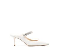 Bing 65 SAT - female - Jimmy Choo - Heeled Mules - Beige - 5 1/2 UK - Shoes 5 1/2 UK