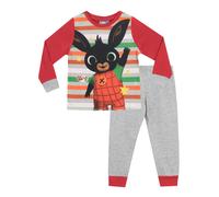 Bing Boy's Pyjamas | RED & GREY | 4 TO 5 YEARS | Size: 18-24 m Bing Red 18-24 m
