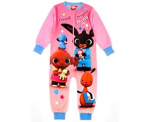 Bing Bunny CBeebies Onesie Girls Character All In One Pjs 18-24 Months Pink