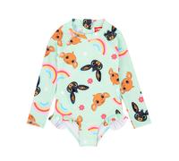 Bing Bunny Girls Blue Pastel Multi-Character Print 1 Piece Swimming Costume - 2-3 Years