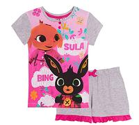 Bing Bunny Girls Short Pyjamas Kids Sula Shortie Pjs Lounge Set Nightwear Size Grey 5 Years