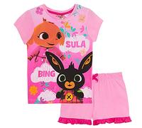 Bing Bunny Girls Short Pyjamas Kids Sula Shortie Pjs Lounge Set Nightwear Size Pink 5 Years