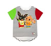Bing Bunny Short Sleeved T-Shirt | Unisex Kids White | Official | Size: 18-24 m Bing Bunny White 18-24 m