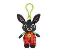 Rainbow Designs Bing Clip on Cute Plush Keychain - Soft Character Backpack Keychain with Vibrant Colours & Friendly Smile, Clips to Bags, Buggies & Car Seats