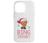 Bing Crosby's Nostalgic White Christmas Sweater Case for iPhone 14 Pro Max