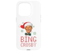 Bing Crosby's Nostalgic White Christmas Sweater Case for iPhone 15 Pro