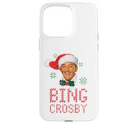 Bing Crosby's Nostalgic White Christmas Sweater Case for iPhone 15 Pro Max