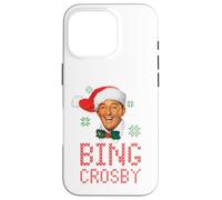 Bing Crosby's Nostalgic White Christmas Sweater Case for iPhone 16 Pro