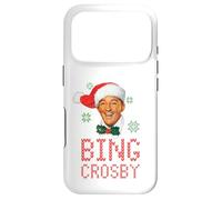 Bing Crosby's Nostalgic White Christmas Sweater Case for iPhone 17 Pro