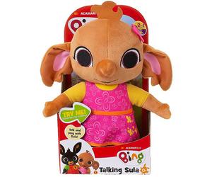Bing Huggable Sula Talking Soft Toy Pink