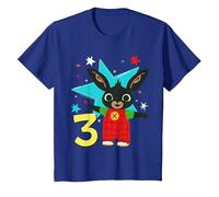 Bing T-Shirt: Bing - 'I am Three' T-Shirt, Youth, Royal Blue, 3T