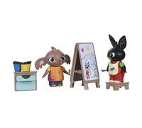 Bing toys paint figure set. Posable figures compatible with other playsets. Perfect toddler toys from the CBeebies TV show.