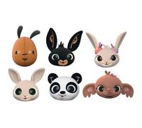 Bing Variety 2D Card Party Masks Pack of 6