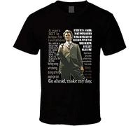 BINGBANG Dirty Harry Clint Quotes Clint East Movie Action T-Shirt Black M