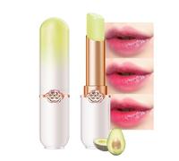 Bingbrush Avocado Queen Color Changing Lipstick Long Lasting Humectant Lip Balm Magic Lip Gloss Lip Colouring Shiny Makeup Ju 1 Piece Avocado 1 Piece