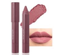 BINGBRUSH Crayon Matte Longwear Lipstick Pack Set,Moisture Smooth Color Stick Ultimate Lip Crayon for Makeup Collection - 24 hour lipstick waterproof and smudge proof Velvet Lipgloss (07#)