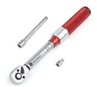 BINGCOBBER Torque Wrench 1/4 inch, 5-25 NM Torque Wrench Bicycle & Motor Wheel Car Set, ±3% Error Accuracy with Extension Rod, 3/8 Inch Adapter