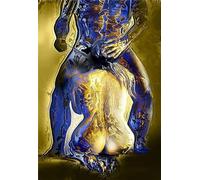 BINGDOU Love Abstract Sexy 5D Diamond Painting Kits for Adults, Full Drill Gem Art Kit for Adults, DIY Diamond Art Kits Adults, Crystal Art Kits for Adults,Home Wall Decor 30x40cm