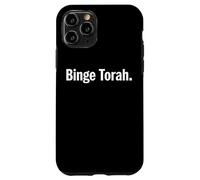Binge torah Study Hebrew school Yeshiva Shavuot Matan Torah Case for iPhone 11 Pro